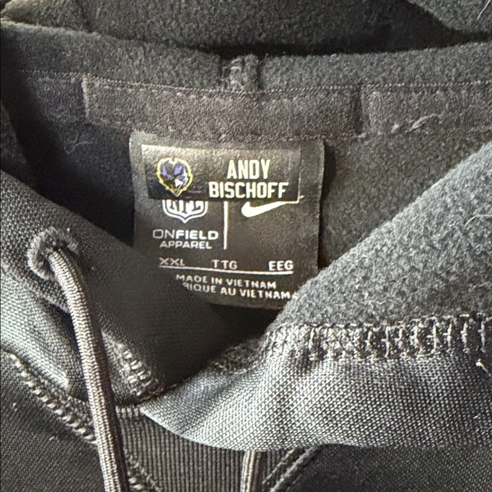 Nike Baltimore Ravens Andy Bischoff Coach’s Hoodie XXL - Picture 3 of 7